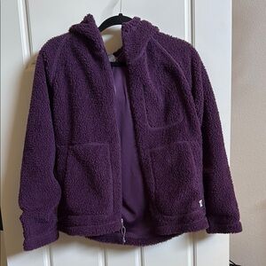 The North Face Women’s Fleece Jacket in Deep Purple